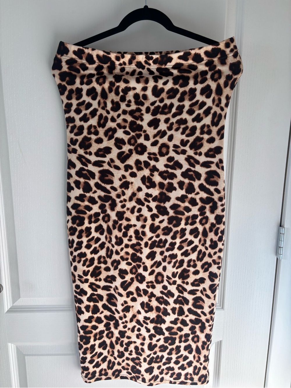 Leopard Print Pencil Skirt
